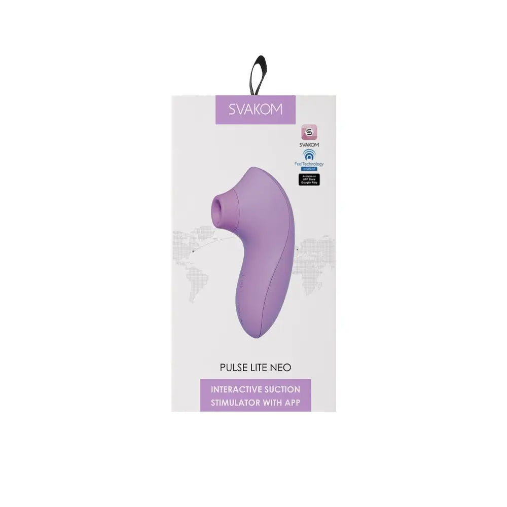 Svakom Pulse Lite Neo Purple - Suction Vibrators - Save 15% - Fast Shipping - Vibrator United Kingdom Stoke-on-trent