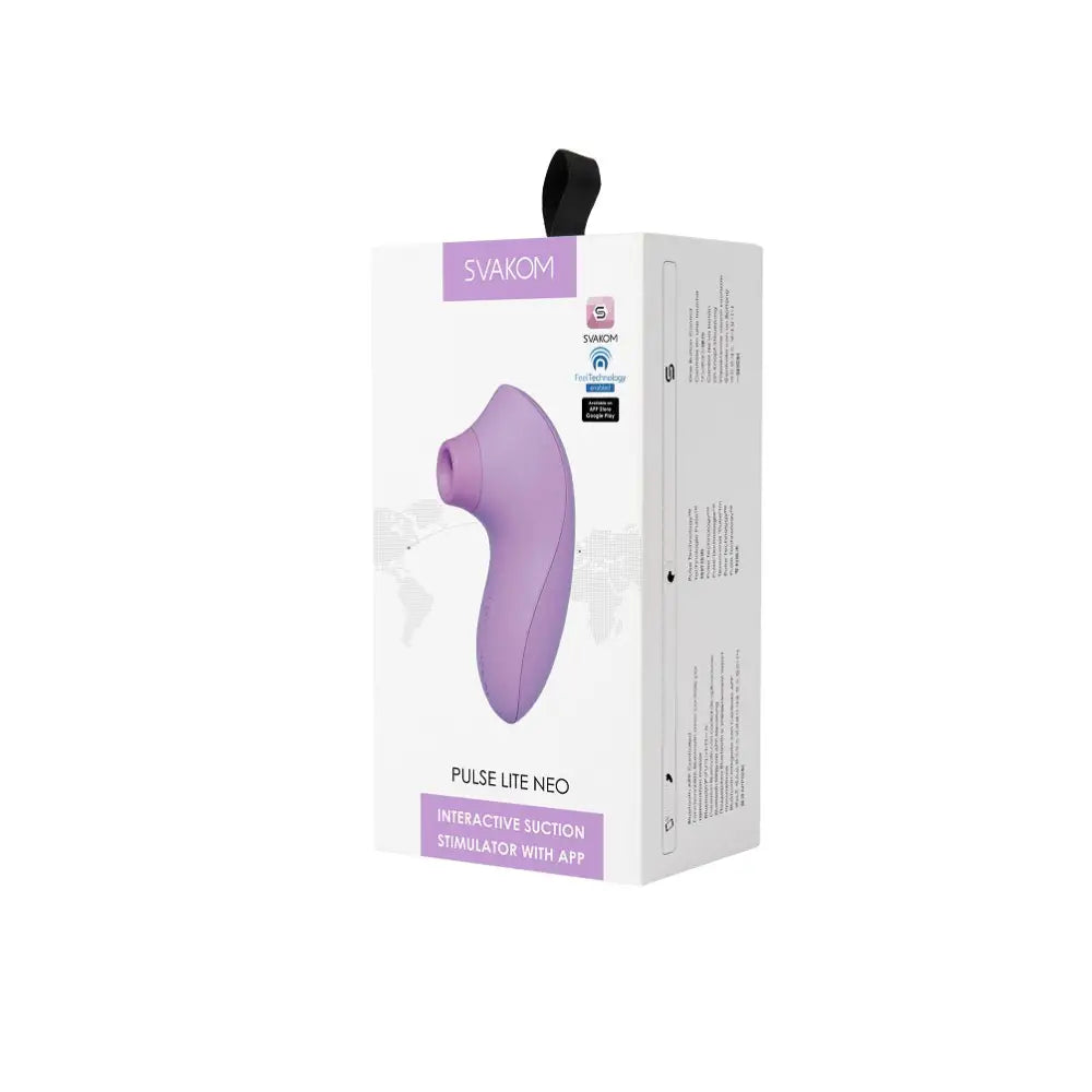 Svakom Pulse Lite Neo Purple - Suction Vibrators - Save 15% - Fast Shipping - Vibrator United Kingdom Stoke-on-trent