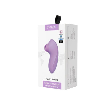 Svakom Pulse Lite Neo Purple - Suction Vibrators - Save 15% - Fast Shipping - Vibrator United Kingdom Stoke-on-trent
