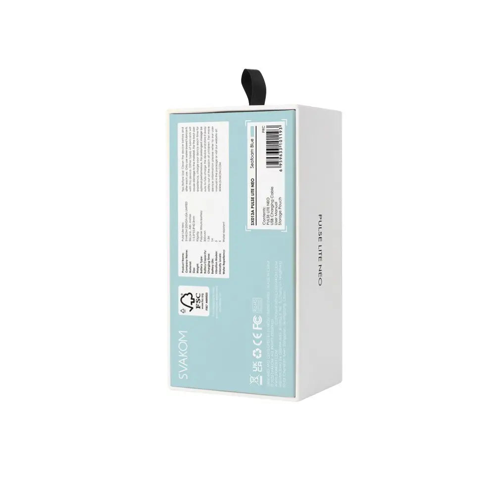 Svakom Pulse Lite Neo Seafoam Blue - Suction Vibrators - Save 15% - Fast Shipping - Vibrator United Kingdom Stoke-on-trent