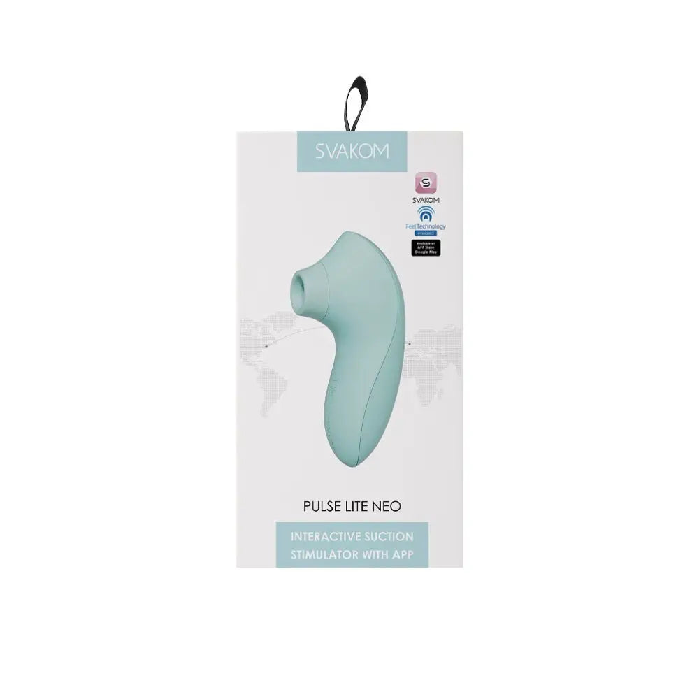Svakom Pulse Lite Neo Seafoam Blue - Suction Vibrators - Save 15% - Fast Shipping - Vibrator United Kingdom Stoke-on-trent