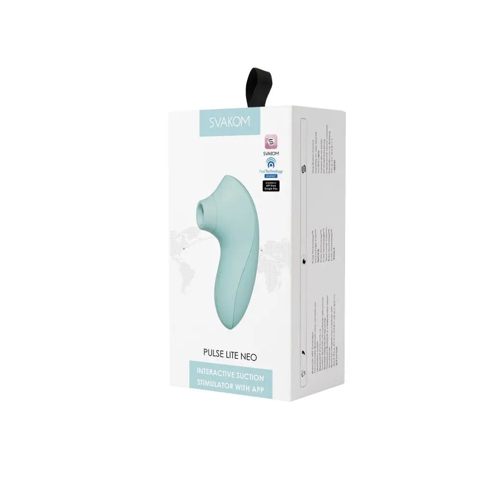 Svakom Pulse Lite Neo Seafoam Blue - Suction Vibrators - Save 15% - Fast Shipping - Vibrator United Kingdom Stoke-on-trent