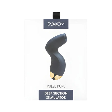 Svakom Pulse Pure Suction Stimulator Navy Blue - Vibrators - Save 15% - Fast - Vibrator United Kingdom Stoke-on-trent