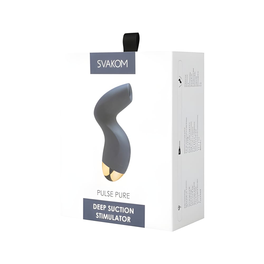 Svakom Pulse Pure Suction Stimulator Navy Blue - Vibrators - Save 20% - Vibrator