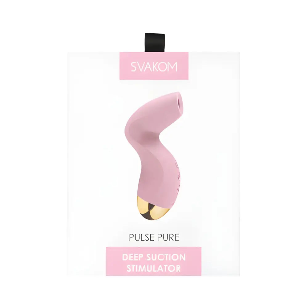 Svakom Pulse Pure Suction Stimulator Pink - Vibrators - Save 15% - Fast Shipping - Vibrator United Kingdom Stoke-on-trent
