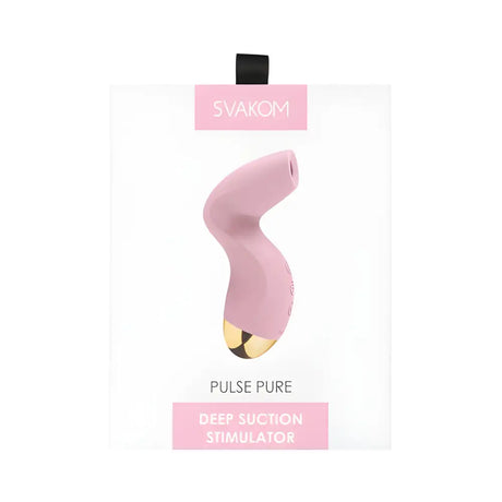 Svakom Pulse Pure Suction Stimulator Pink - Vibrators - Save 15% - Fast Shipping - Vibrator United Kingdom Stoke-on-trent