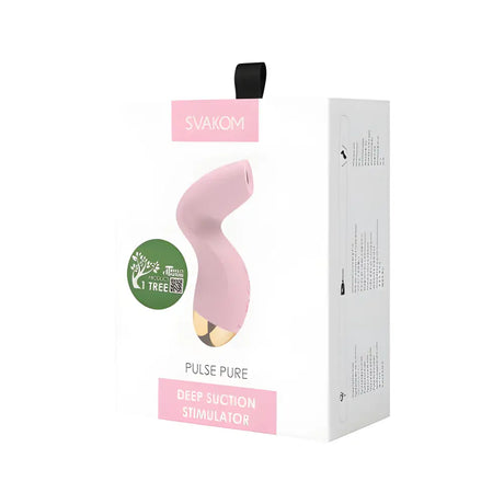 Svakom Pulse Pure Suction Stimulator Pink - Vibrators - Save 15% - Fast Shipping - Vibrator United Kingdom Stoke-on-trent