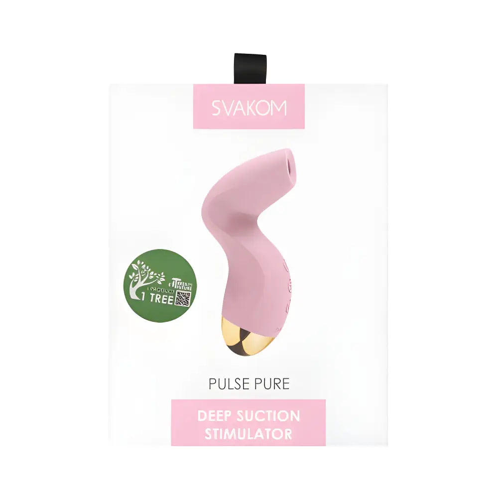 Svakom Pulse Pure Suction Stimulator Pink - Vibrators - Save 15% - Fast Shipping - Vibrator United Kingdom Stoke-on-trent