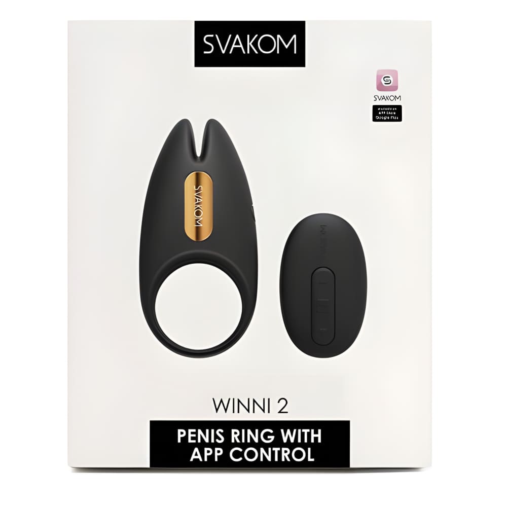 Svakom Winni 2 Remote Controlled Couples Cock Ring - Rings - Save 20% - Sale