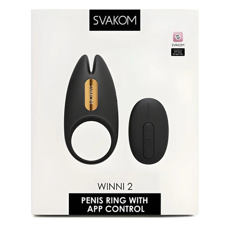Svakom Winni 2 Remote Controlled Couples Cock Ring - Rings - Save 25% - Fast Shipping - Sale United Kingdom Stoke-on-trent