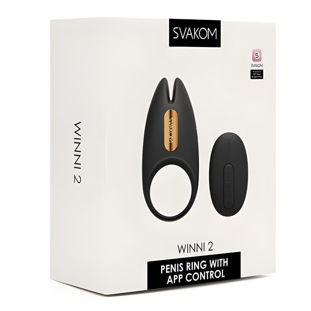 Svakom Winni 2 Remote Controlled Couples Cock Ring - Rings - Save 20% - Sale