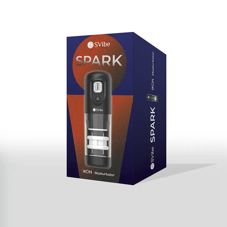 Svibe Ikon Spark Masturbator - Black - Save 20% - Svibe Spark - Fast Shipping - Sale United Kingdom Stoke-on-trent