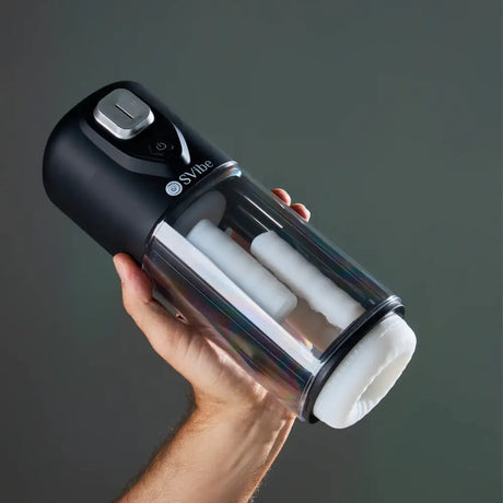 Svibe Ikon Volt Masturbator - Black - Save 20% - Svibe Volt - Fast Shipping - Sale United Kingdom Stoke-on-trent