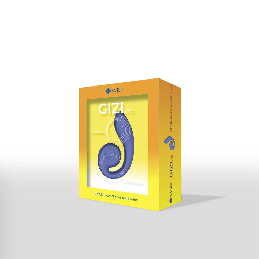 Svibe Snail Gizi Lite Vibrator- Juicy Blueberry - Save 10% - Svibe Gizi - Fast Shipping - Vibrator United Kingdom Stoke-on-trent