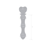 Sweetheart Glass Dildo (8 ")