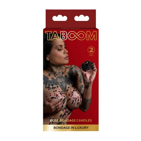 Taboom 2 Rose Bondage Candles - Save 30% - Fast Shipping - Sale United Kingdom Stoke-on-trent