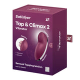 Tap & Climax 2 Red - Save 15% - Fast Shipping - Vibrator United Kingdom Stoke-on-trent