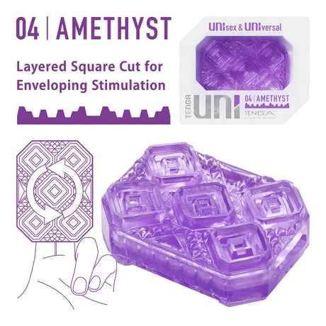 Tenga Uni Amethyst Sleeve Masturbator - Save 30% - Uni - Fast Shipping - Sale United Kingdom Stoke-on-trent