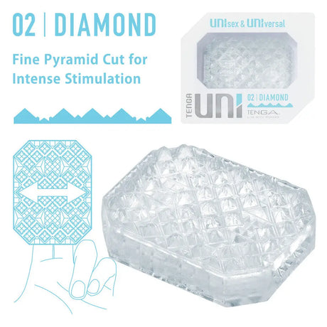 Tenga Uni Diamond Sleeve Masturbator - Save 25% - Uni - Fast Shipping - Sale United Kingdom Stoke-on-trent