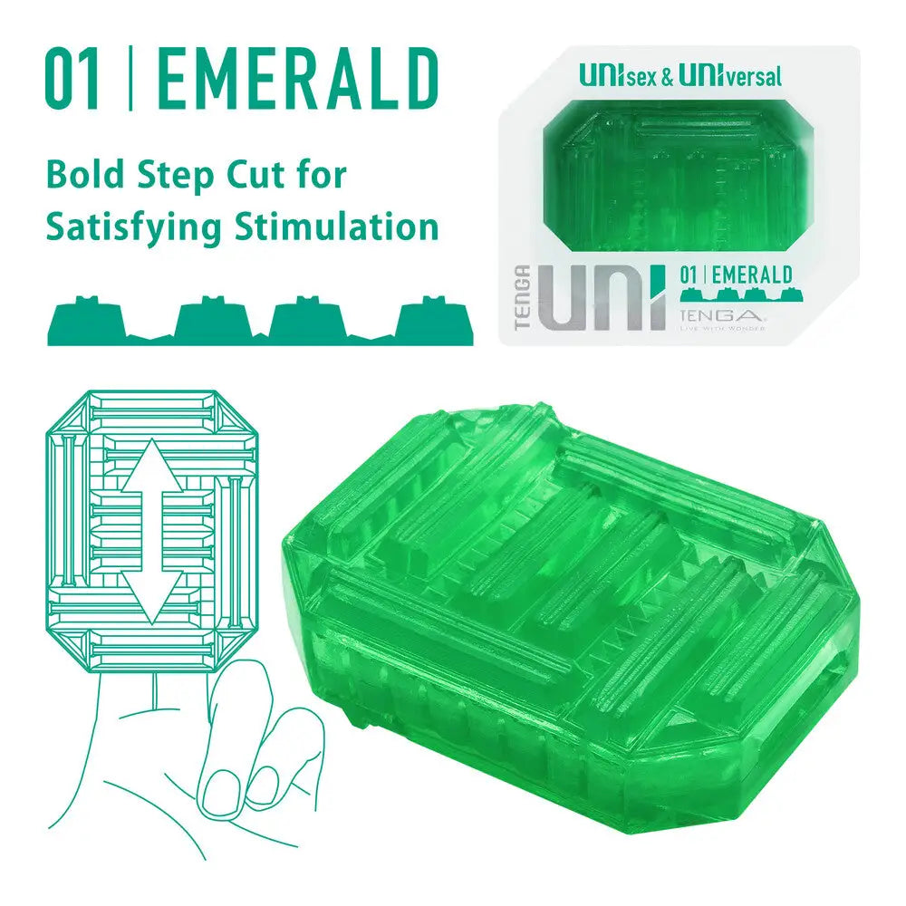 Tenga Uni Emerald Sleeve Masturbator - Save 30% - Uni - Fast Shipping - Sale United Kingdom Stoke-on-trent