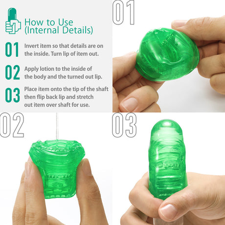 Tenga Uni Emerald Sleeve Masturbator