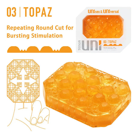 Tenga Uni Topaz Sleeve Masturbator - Save 30% - Uni - Fast Shipping - Sale United Kingdom Stoke-on-trent