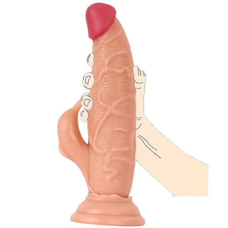 The 8 Inch Dolphin Clit Stim Dildo - White - Save 25% - Fast Shipping - United Kingdom Stoke-on-trent