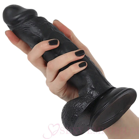 The 9.5 Inch Big Beater - Black - Save 15% - Fast Shipping - Dildo United Kingdom Stoke-on-trent