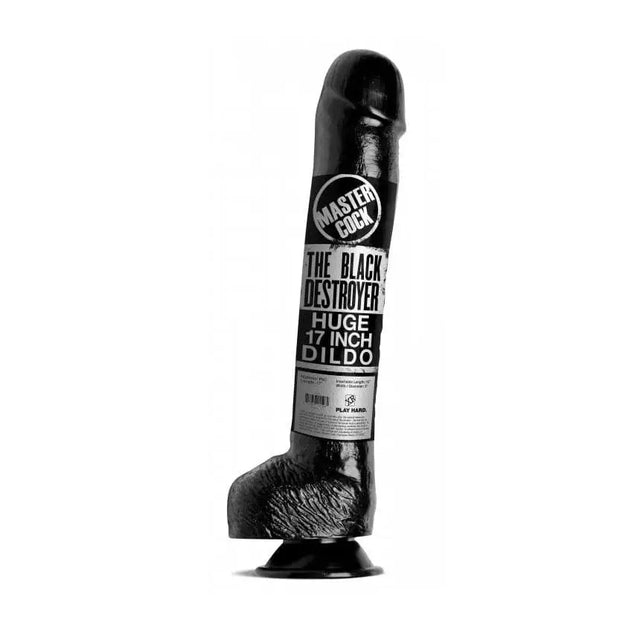 The Black Destroyer Huge 16.5 Inch Dildo - Sex Toys - Save 20% - Fast Shipping - United Kingdom Stoke-on-trent