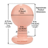 The Classic Round Butt Plug Large Vanilla - Save 10% - Dildos United Kingdom Stoke-on-trent