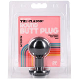 The Classic Round Butt Plug Medium Black - Save 10% - Anal Dildos United Kingdom Stoke-on-trent