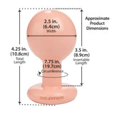 The Classic Round Butt Plug Medium Vanilla - Save 10% - Anal Dildos United Kingdom Stoke-on-trent