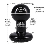 The Classic Round Butt Plug Small Black - Save 15% - Anal Dildos United Kingdom Stoke-on-trent