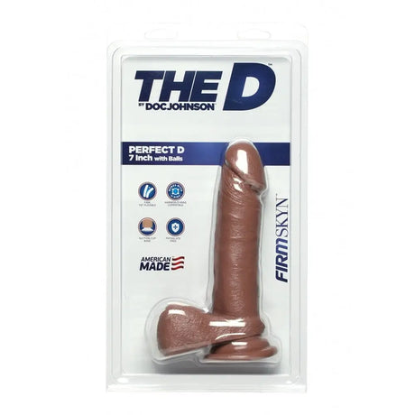The d Perfect Firmskyn 7 Inch Dildo with Balls Caramel - New Products – Latest Sex Toys & Adult Arrivals United Kingdom Stoke-on-trent