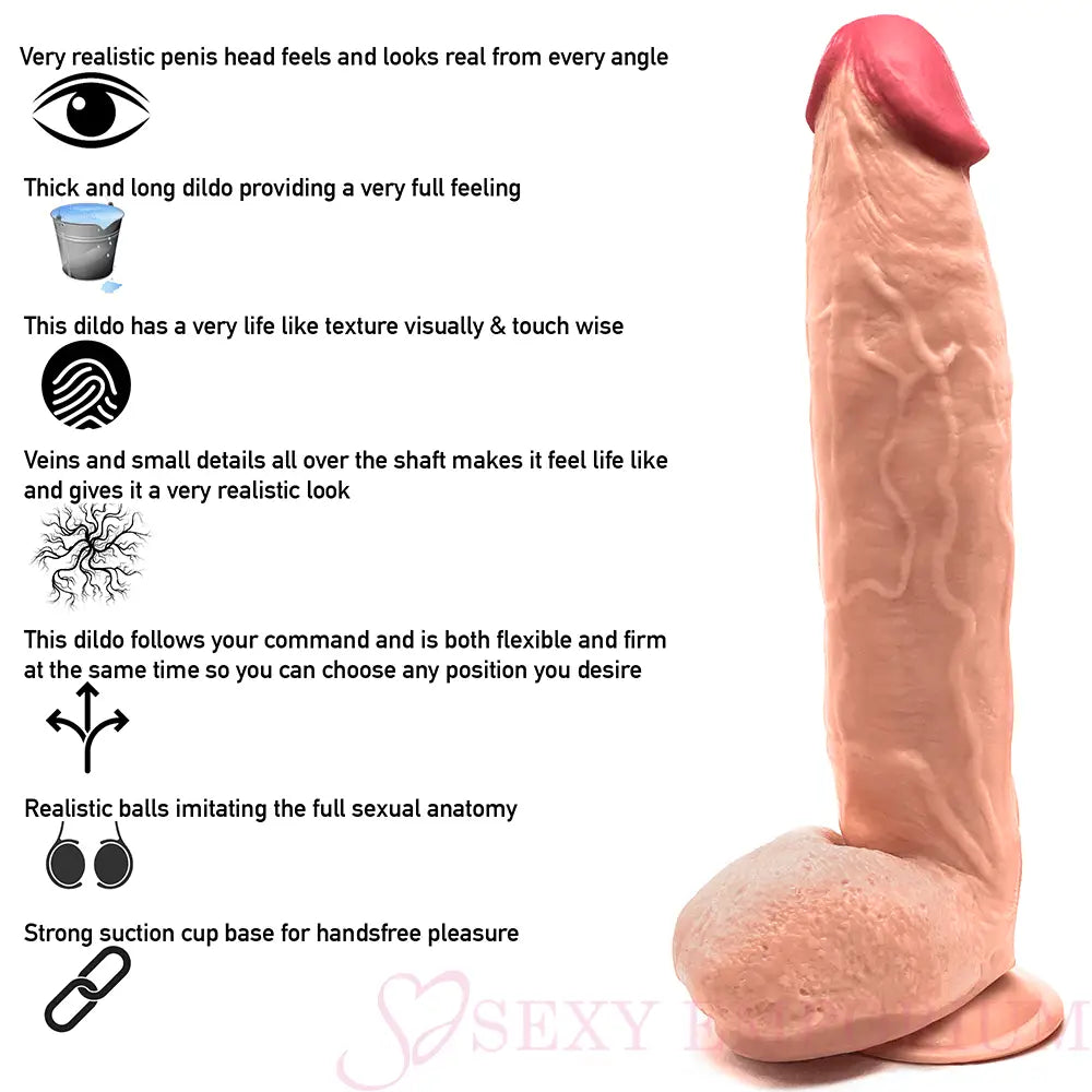 The Darth Impaler Big 12 Inch Dildo Flesh - Dildos - Save 20% - Fast Shipping - United Kingdom Stoke-on-trent