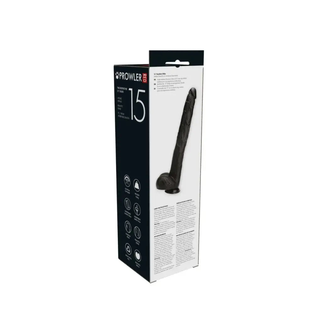 The Destroyer 15 Inch Black Dildo - Save 25% - Fast Shipping - United Kingdom Stoke-on-trent