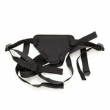 The Gaper 7 Inch Strap-On Dildo and Harness in Black