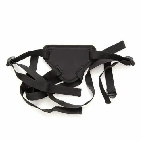 The Gaper 7 Inch Strap-on Dildo and Harness in Black - Save 25% - Strap-on - Fast Shipping - Anal Dildos United Kingdom Stoke-on-trent