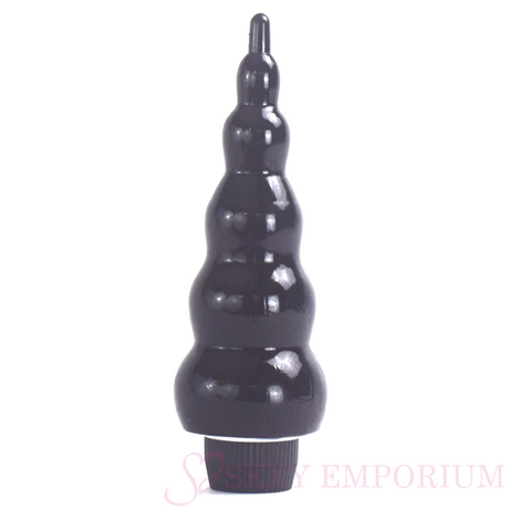 The Gaper - Vibrating Dildo Black