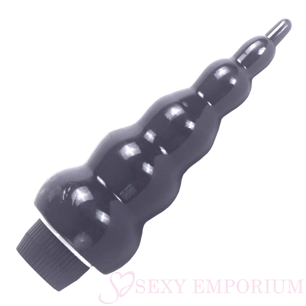 The Gaper - Vibrating Dildo Black