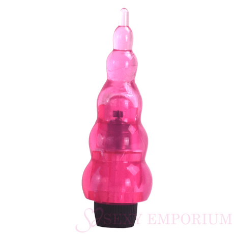 The Gaper - Vibrating Dildo Pink