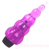 The Gaper - Vibrating Dildo Purple