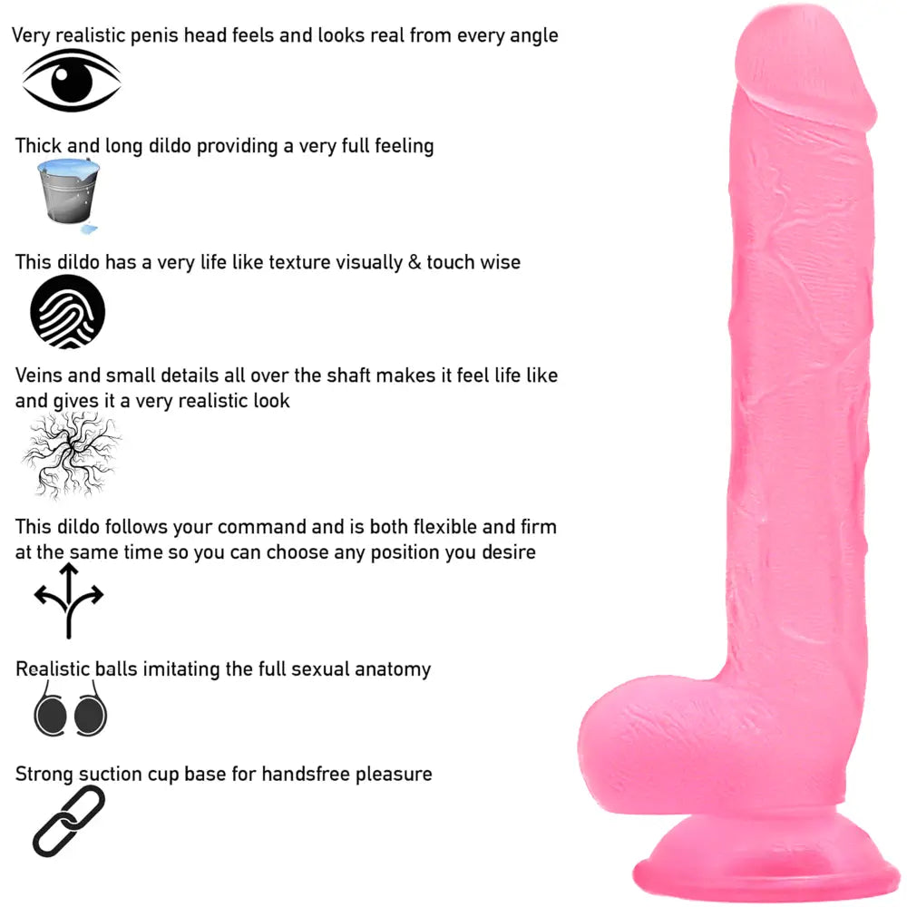 The Hung Monster Dildo – 11 Inch Pink - Dildos - Save 25% - Fast Shipping - United Kingdom Stoke-on-trent