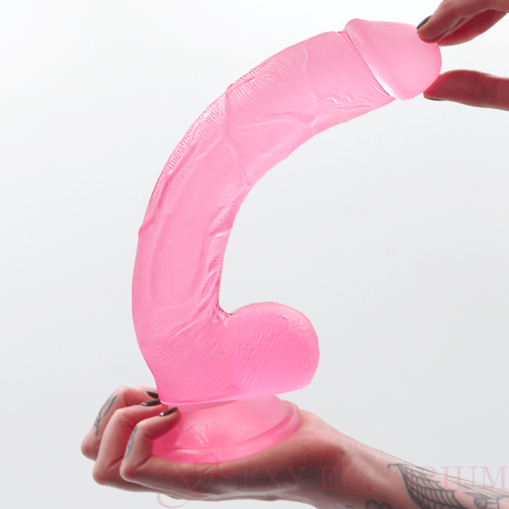 The Hung Monster Dildo – 11 Inch Pink - Sex Toys - Save 20% - Huge Thick Toy