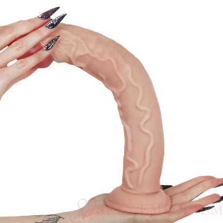 The Impaler 13 Inch Strap-on Dildo in Flesh with Black Back-supported Harness - Save 25% - Strap-on Back-supported - Sale United Kingdom