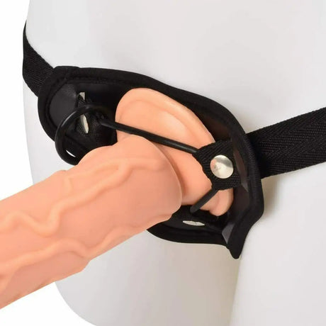 The Impaler 13 Inch Strap-on Dildo in Flesh with Black Harness - Save 25% - Strap-on - Fast - Sale United Kingdom Stoke-on-trent