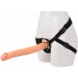 The Impaler 13 Inch Strap-on Dildo in Flesh with Black Harness - Save 25% - Strap-on - Fast - Sale United Kingdom Stoke-on-trent