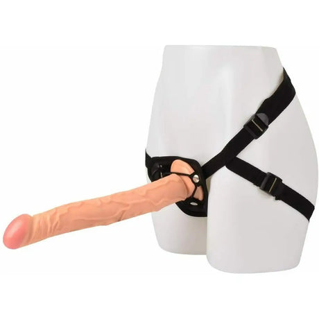 The Impaler 13 Inch Strap-on Dildo in Flesh with Black Harness - Save 25% - Strap-on - Fast - Sale United Kingdom Stoke-on-trent