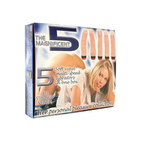 The Magnificent 5 Multi Speed Vibrator Set - Save 30% - Fast Shipping - Sale United Kingdom Stoke-on-trent