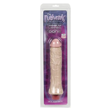 The Naturals Heavy Veined 8 Inch Vibrating Dong Thin - Save 25% - Fast Shipping - Vibrator United Kingdom Stoke-on-trent